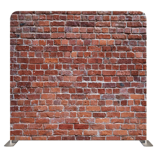 True Backdrops Bricks 013 Pillow Cover Backdrop with realistic brick pattern, perfect for photography or home decor.