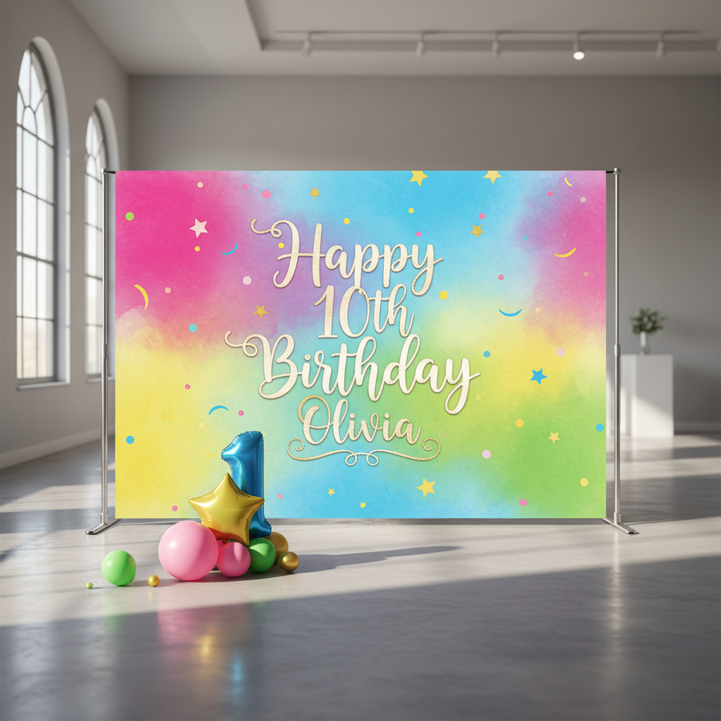 Birthday Party Backdrop Custom: A Guide - True Backdrops