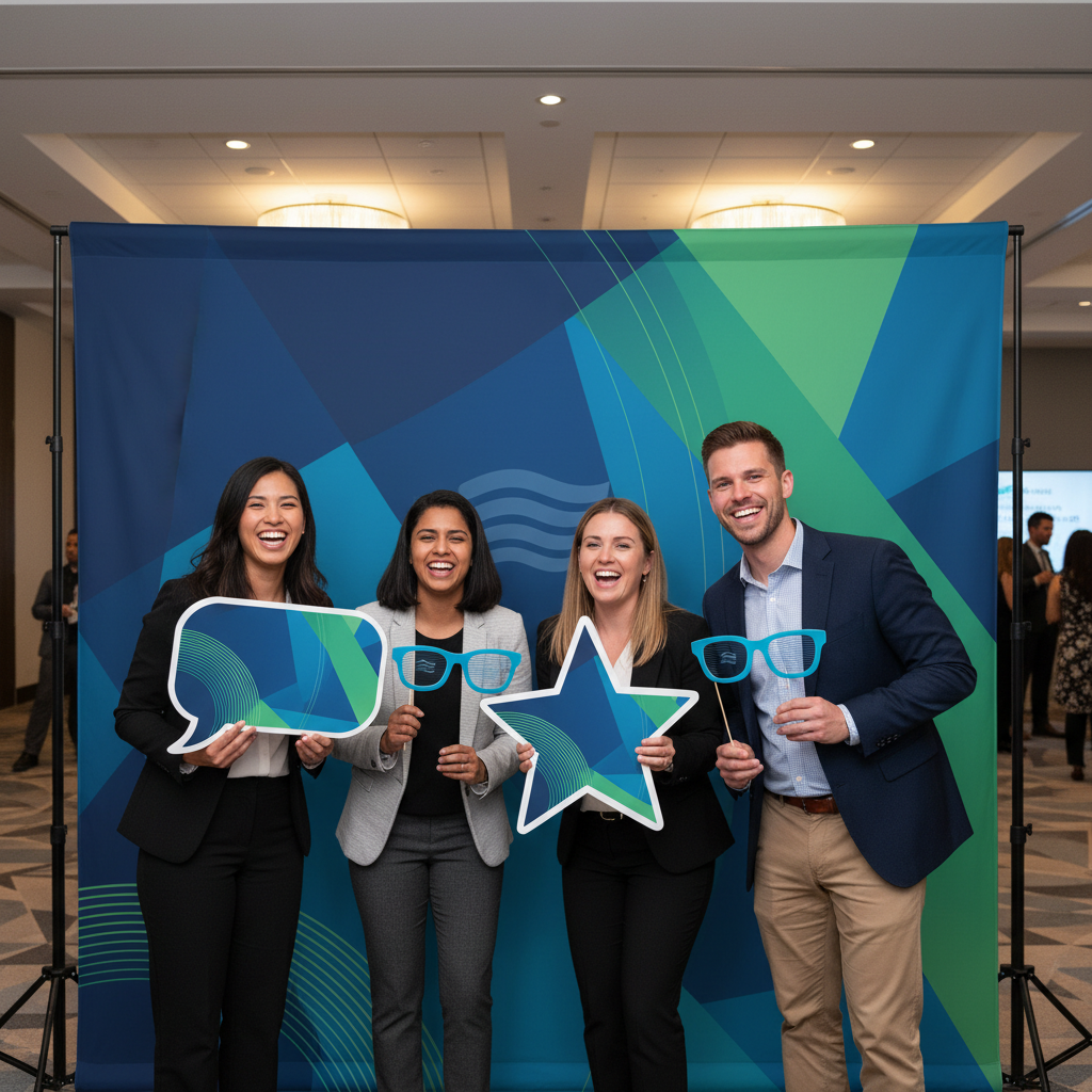 Your Branded Photo Booth Backdrop: A Marketing Tool