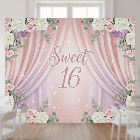 How to Design a Custom Backdrop for Sweet 16 - True Backdrops