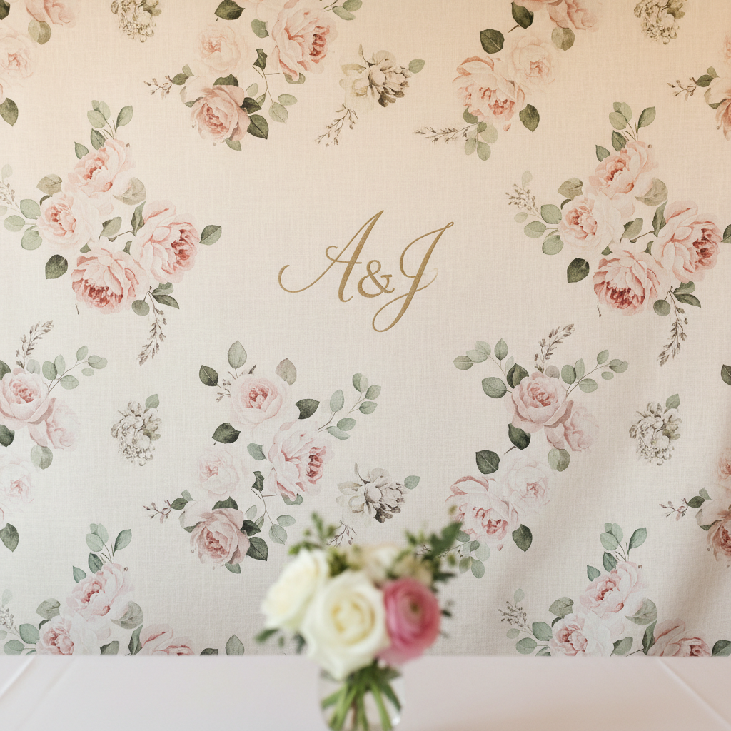 Your Guide to a Custom Backdrop for Wedding Reception - True Backdrops