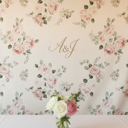 Your Guide to a Custom Backdrop for Wedding Reception - True Backdrops