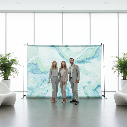 How to Get a Custom Backdrop With Stand Included - True Backdrops