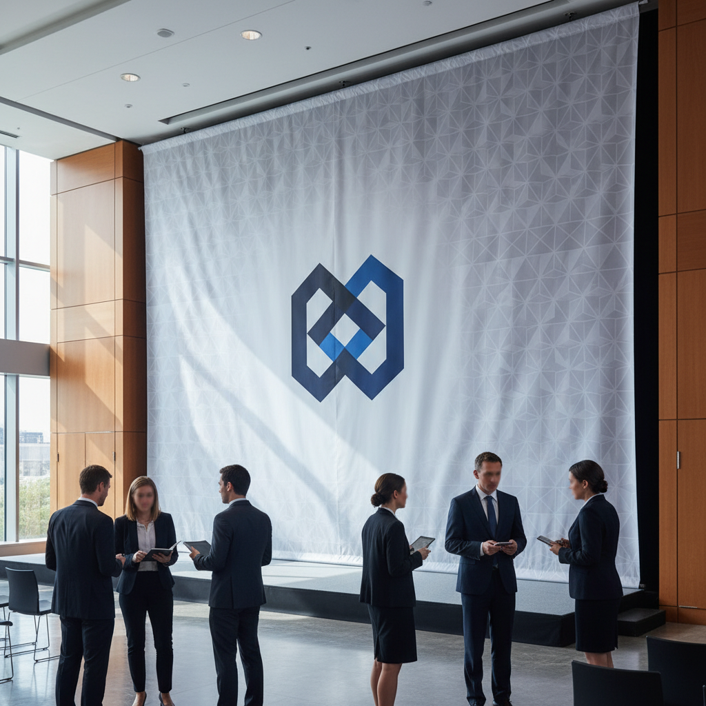 Your Guide to a Custom Logo Backdrop for Corporate Events - True Backdrops