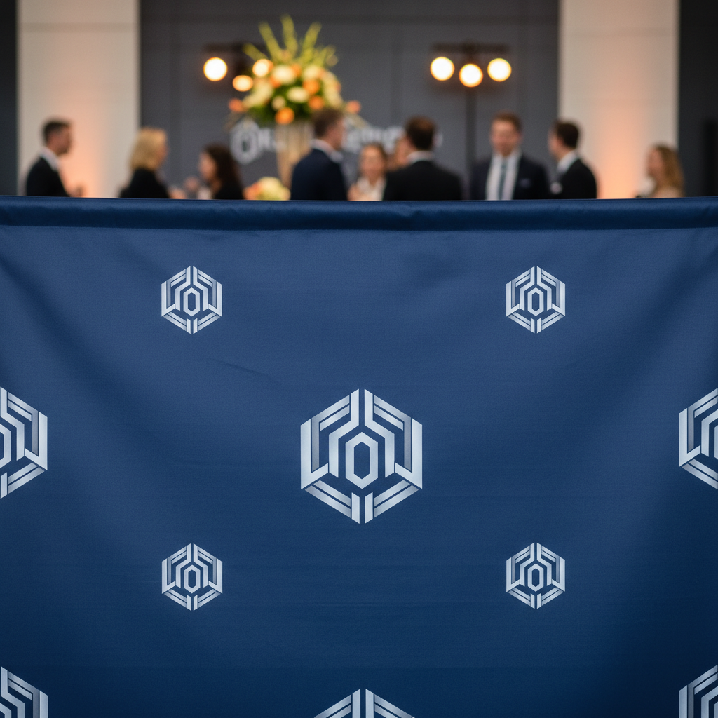 Your Guide to a Custom Logo Backdrop for Corporate Events - True Backdrops