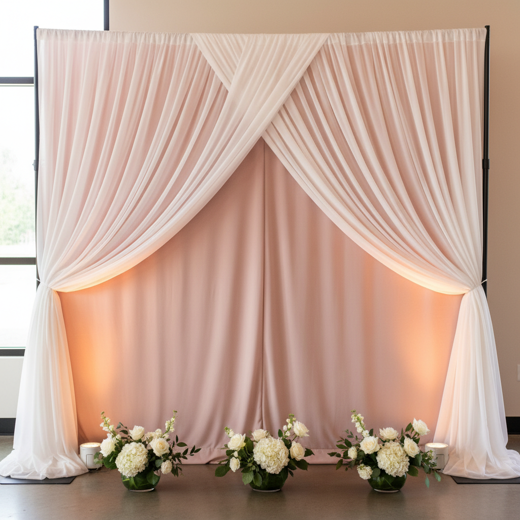 Double Layer Drapery Backdrop: Ultimate Guide - True Backdrops