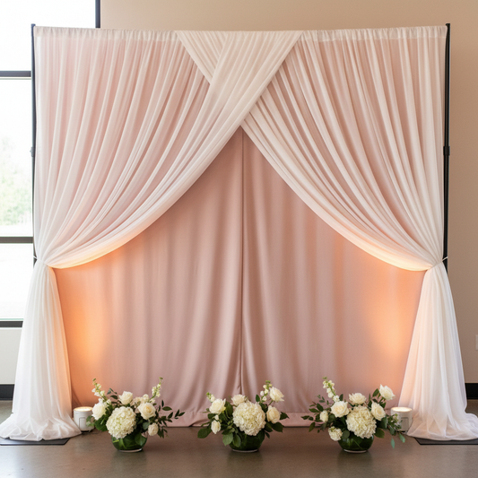 Double Layer Drapery Backdrop: Ultimate Guide - True Backdrops