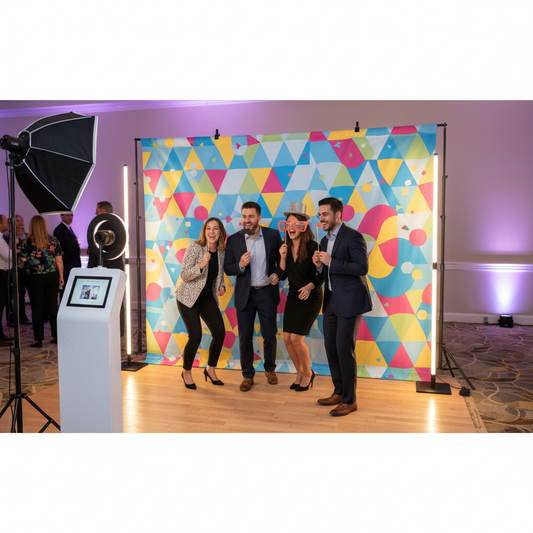 How to Get Easy Setup Photo Booth Backdrops - True Backdrops