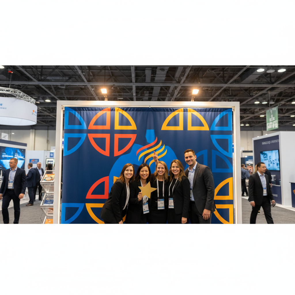 Trade Show Photo Booth Backdrop Benefits - True Backdrops
