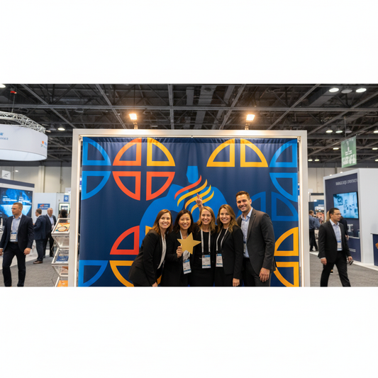 Trade Show Photo Booth Backdrop Benefits - True Backdrops