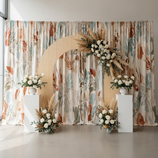 How to Choose a White Drapery Backdrop for Your Wedding - True Backdrops