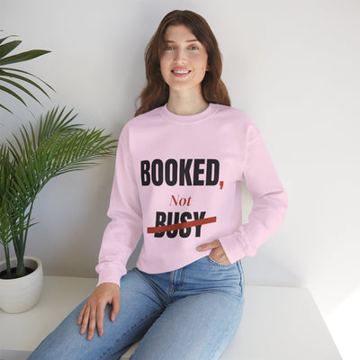 Booked, Not Busy Crewneck