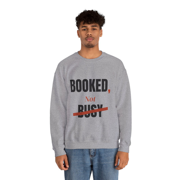 Booked, Not Busy Crewneck