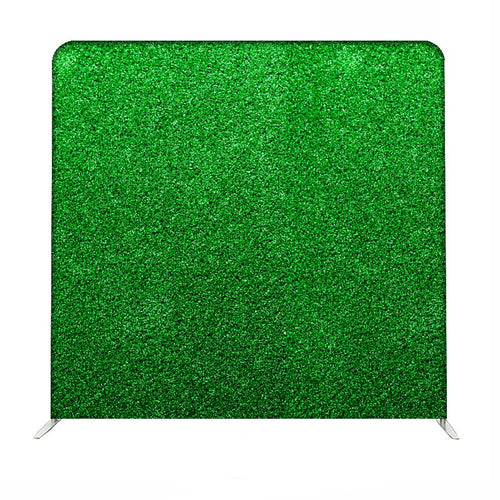 Green Hedge Double Sided Pillow Cover by True Backdrops, showing vibrant leafy pattern on both sides for decorative use.