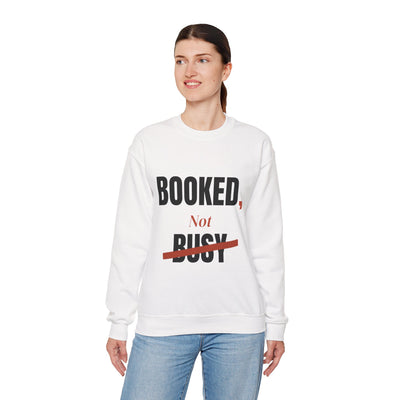 Booked, Not Busy Crewneck