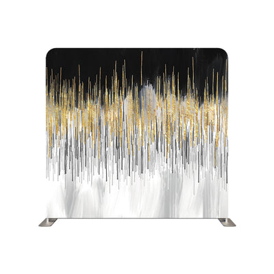 black And Gold Oil Painting Pillowcover Backdrop