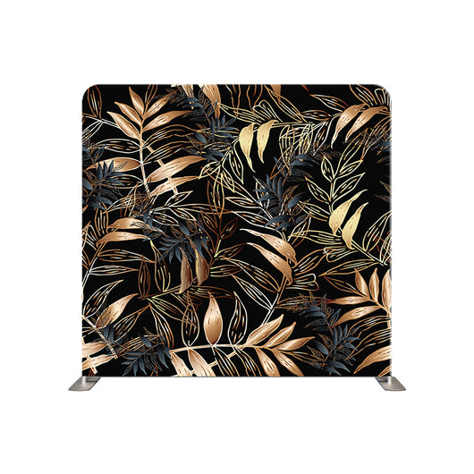 Golden Foliage Pillowcover Backdrop