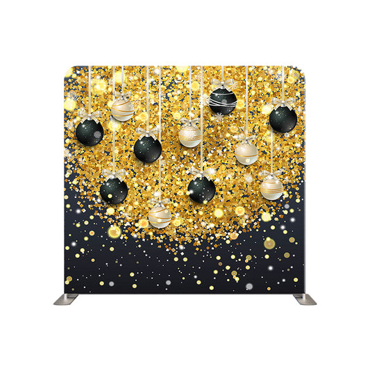 Black And Gold Ornaments Pillowcover Backdrop