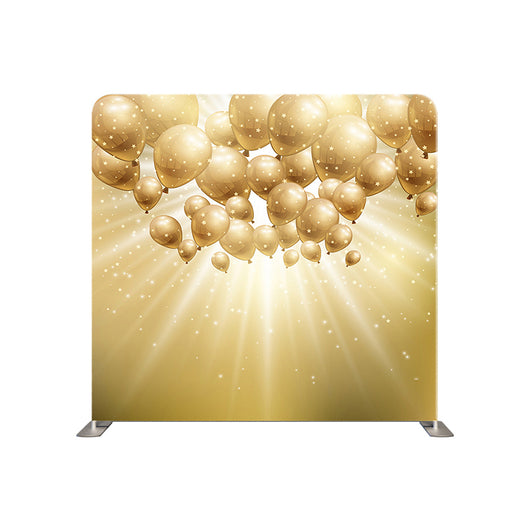 Gold Balloons Pillowcover Backdrop