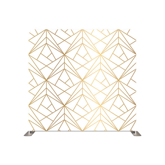 gold geometric Pillowcover Backdrop