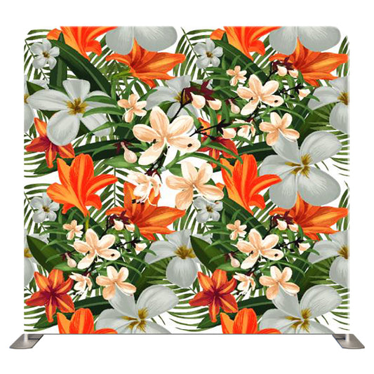 Floral 255 Pillowcover Backdrop