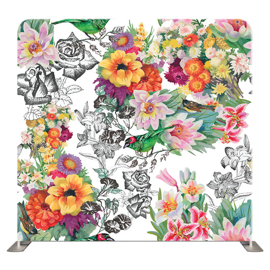 Floral 229 Pillowcover Backdrop
