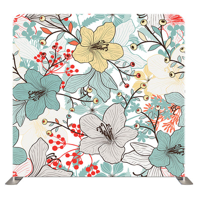 Floral 222 Pillowcover Backdrop
