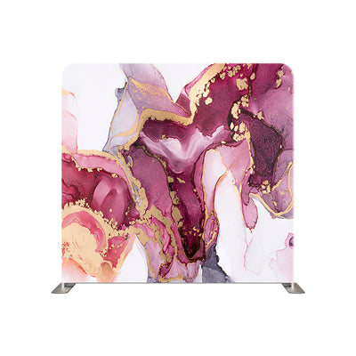 Maroon and Gold Marble Pillowcover Backdrop