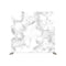 Black And White Marble Texture Pillowcover Backdrop