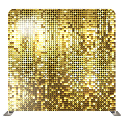 Shimmering Gilded Pixels Sequins Pillowcover Backdrop
