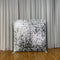 Shimmering Silver Sequin Panel Pillowcover Backdrop