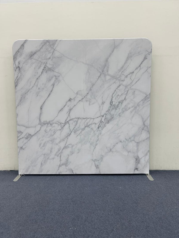 Polished Bianco Carrara Marble Pillowcover Backdrop