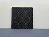 Midnight Art Deco Gold Geometric Pillowcover Backdrop