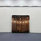 Rustic Plank String Lights Pillowcover Backdrop