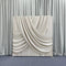 Champagne Silk Drapes Pillowcover Backdrop