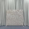 Shimmering Silver Bokeh Gradient Pillowcover Backdrop