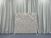 Shimmering Silver Bokeh Gradient Pillowcover Backdrop