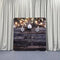 Distressed Wood Winter Wonderland Pillowcover Backdrop