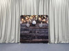 Distressed Wood Winter Wonderland Pillowcover Backdrop