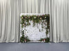 Frosted Evergreen Brick Enchantment Pillowcover Backdrop