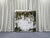 Frosted Evergreen Brick Enchantment Pillowcover Backdrop