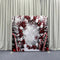 Festive Cranberry Snowflake Whimsy Pillowcover Backdrop