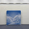 Winter Midnight Blue Fabric Scene Pillowcover Backdrop