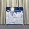 Moonlit Indigo Snowy Winterscape Pillowcover Backdrop