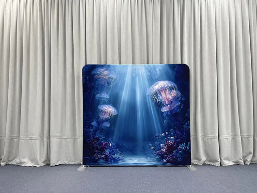 Luminous Abyss Pillowcover Backdrop