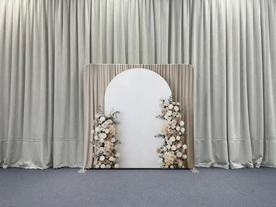 Champagne Altar Flower Pillowcover Backdrop