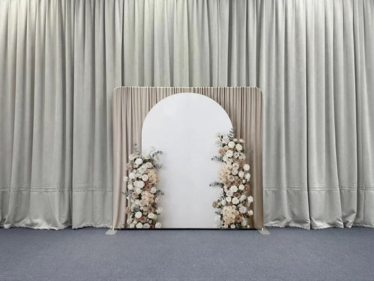 Champagne Altar Flower Pillowcover Backdrop