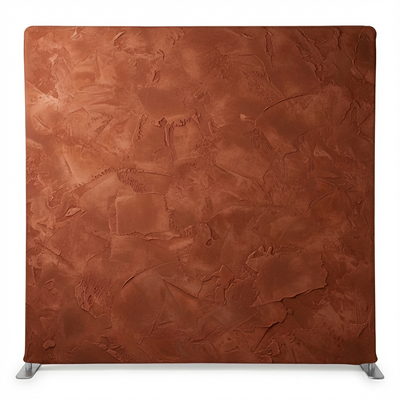 Crimson Earth Stucco Pillowcover Backdrop
