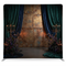 Midnight Teal Velvet Candelabra Estate Pillowcover Backdrop