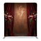 Deep Crimson Velvet Stage Florals Pillowcover Backdrop